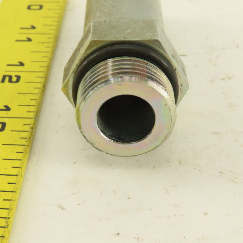 5/8" OD Tube 1-1/16"-12 JIC Flare 1-1/16" Male O-Ring Seat Extension 3-15/16"OAL