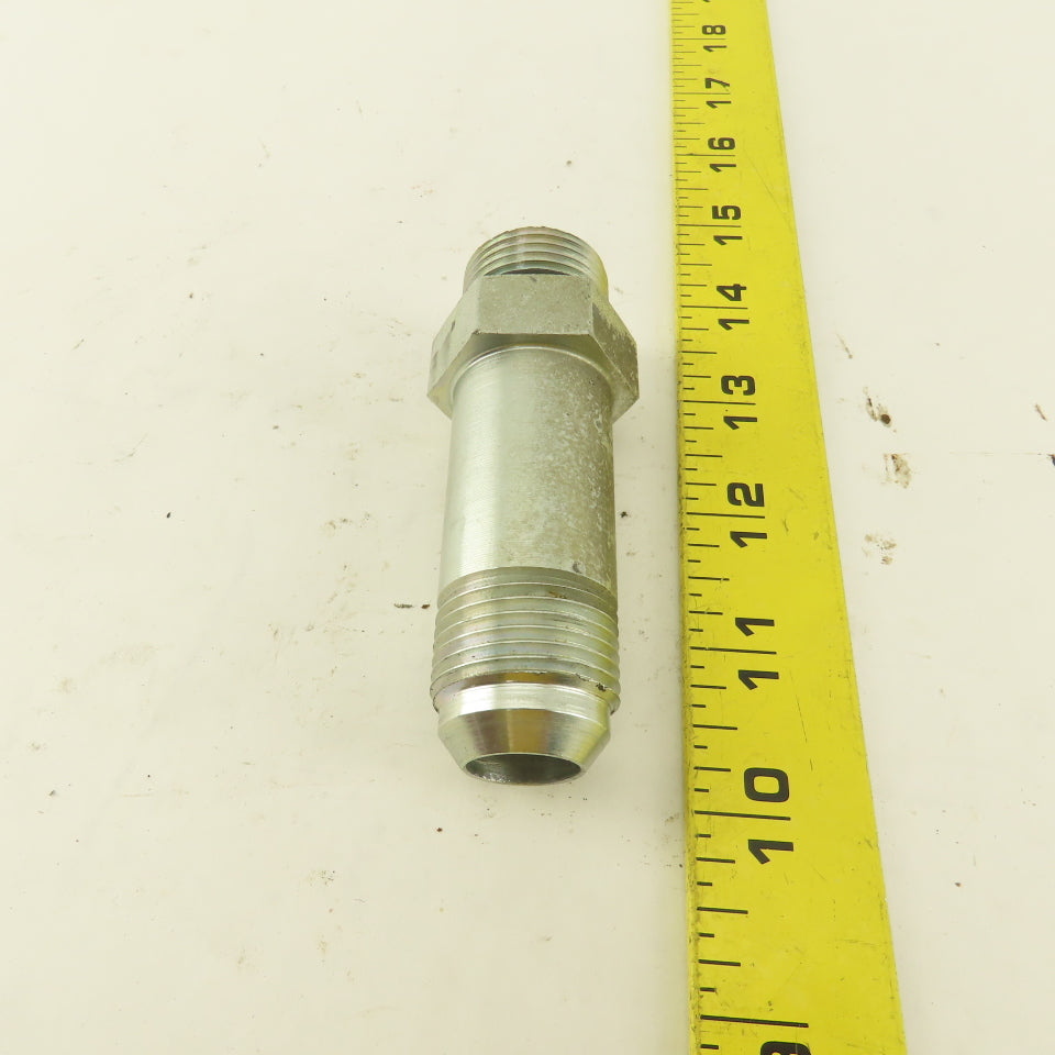 5/8" OD Tube 1-1/16"-12 JIC Flare 1-1/16" Male O-Ring Seat Extension 3-15/16"OAL