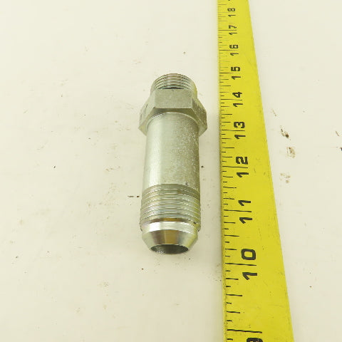 5/8" OD Tube 1-1/16"-12 JIC Flare 1-1/16" Male O-Ring Seat Extension 3-15/16"OAL