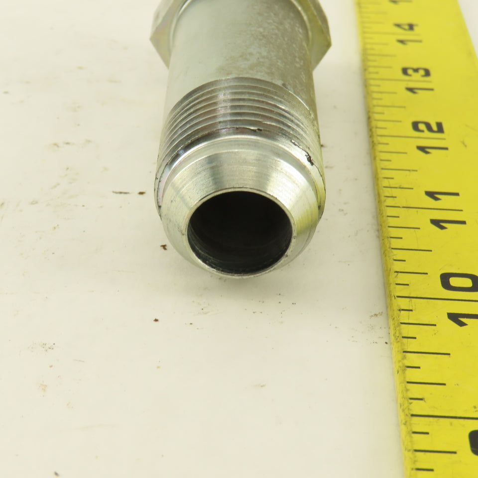 5/8" OD Tube 1-1/16"-12 JIC Flare 1-1/16" Male O-Ring Seat Extension 3-15/16"OAL