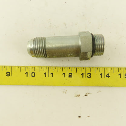 5/8" OD Tube 1-1/16"-12 JIC Flare 1-1/16" Male O-Ring Seat Extension 3-15/16"OAL