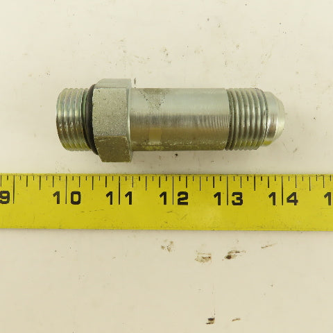 5/8" OD Tube 1-1/16"-12 JIC Flare 1-1/16" Male O-Ring Seat Extension 3-15/16"OAL