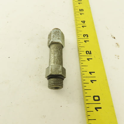 1/4" OD Tube 9/16-18 JIC Flare 9/16-18 Male O-Ring Seat Extension 2-1/2" OAL