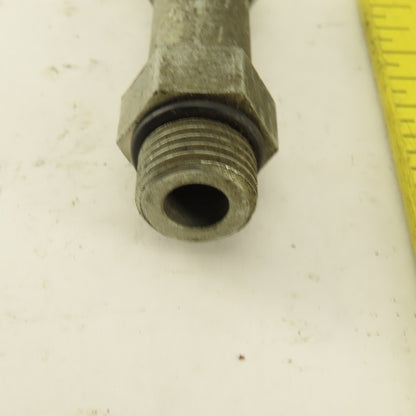 1/4" OD Tube 9/16-18 JIC Flare 9/16-18 Male O-Ring Seat Extension 2-1/2" OAL