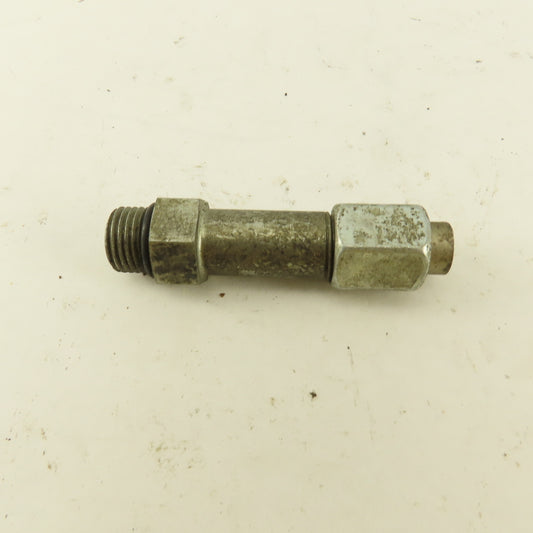 1/4" OD Tube 9/16-18 JIC Flare 9/16-18 Male O-Ring Seat Extension 2-1/2" OAL