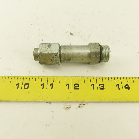 3/8" OD Tube 3/4-16 JIC Flare 3/4-16 Male O-Ring Seat Extension 3" OAL