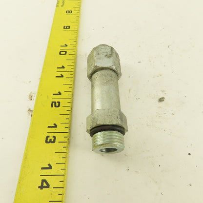 3/8" OD Tube 3/4-16 JIC Flare 3/4-16 Male O-Ring Seat Extension 3" OAL