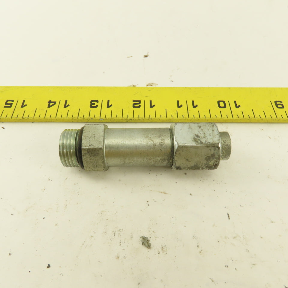 3/8" OD Tube 3/4-16 JIC Flare 3/4-16 Male O-Ring Seat Extension 3" OAL