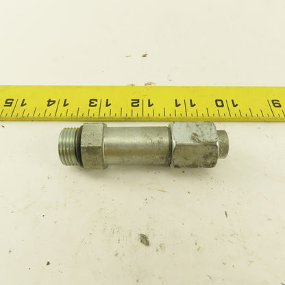 3/8" OD Tube 3/4-16 JIC Flare 3/4-16 Male O-Ring Seat Extension 3" OAL