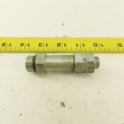 3/8" OD Tube 3/4-16 JIC Flare 3/4-16 Male O-Ring Seat Extension 3" OAL