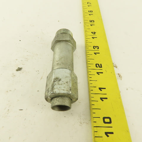 3/8" OD Tube 3/4-16 JIC Flare 3/4-16 Male O-Ring Seat Extension 3" OAL