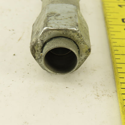 3/8" OD Tube 3/4-16 JIC Flare 3/4-16 Male O-Ring Seat Extension 3" OAL