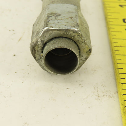 3/8" OD Tube 3/4-16 JIC Flare 3/4-16 Male O-Ring Seat Extension 3" OAL