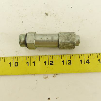 3/8" OD Tube 3/4-16 JIC Flare 3/4-16 Male O-Ring Seat Extension 3" OAL