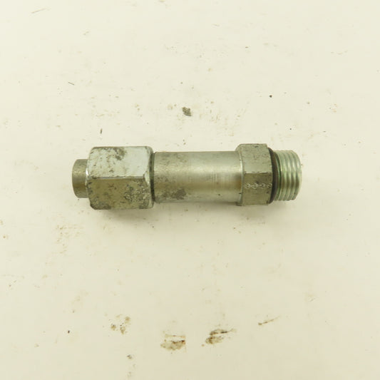 3/8" OD Tube 3/4-16 JIC Flare 3/4-16 Male O-Ring Seat Extension 3" OAL