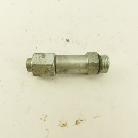 3/8" OD Tube 3/4-16 JIC Flare 3/4-16 Male O-Ring Seat Extension 3" OAL
