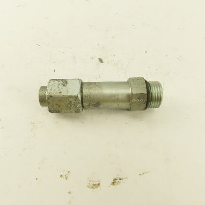 3/8" OD Tube 3/4-16 JIC Flare 3/4-16 Male O-Ring Seat Extension 3" OAL