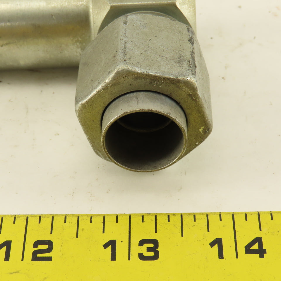 5/8" OD Tube 1-1/16-12 (-12) JIC Flare X 1-1/16-12 Extended 90° Elbow