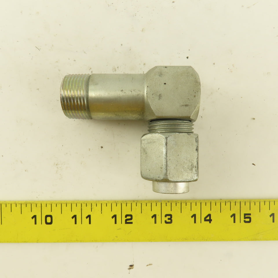 5/8" OD Tube 1-1/16-12 (-12) JIC Flare X 1-1/16-12 Extended 90° Elbow