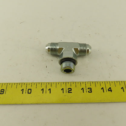 Parker 3/8" Tube OD 3/4-16 Male ORB X 3/4-16  Branch TEE Fitting Lot Of 2