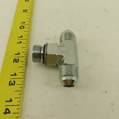 Parker 3/8" Tube OD 3/4-16 Male ORB X 3/4-16  Branch TEE Fitting Lot Of 2