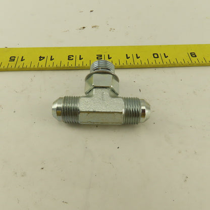 Parker 3/8" Tube OD 3/4-16 Male ORB X 3/4-16  Branch TEE Fitting Lot Of 2