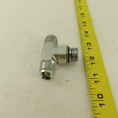 Parker 3/8" Tube OD 3/4-16 Male ORB X 3/4-16  Branch TEE Fitting Lot Of 2
