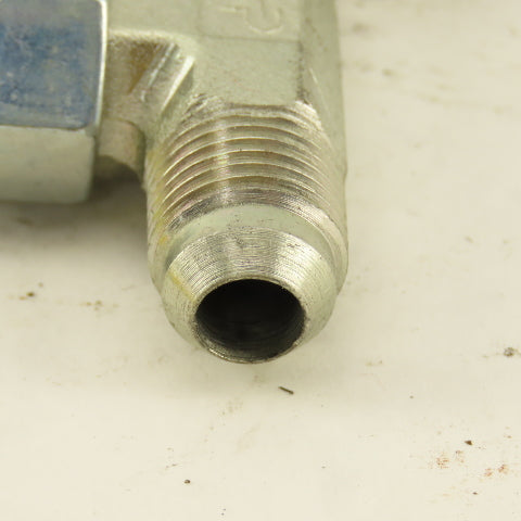 Parker 1/4" Tube OD 9/16-18 Male ORB X 9/16-18  Branch TEE Fitting Lot Of 3