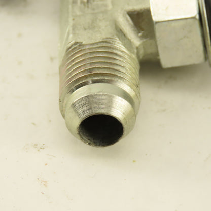Parker 1/4" Tube OD 9/16-18 Male ORB X 9/16-18  Branch TEE Fitting Lot Of 3