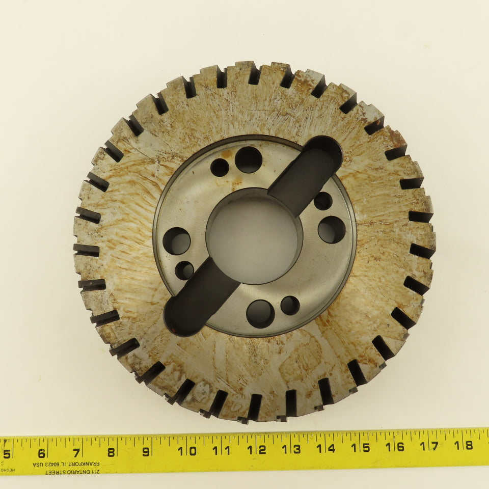 Valenite 2B-46549-B GCM1920 10-9/64" OD 30 Blade Indexing Face Mill 2-1/2" Arbor