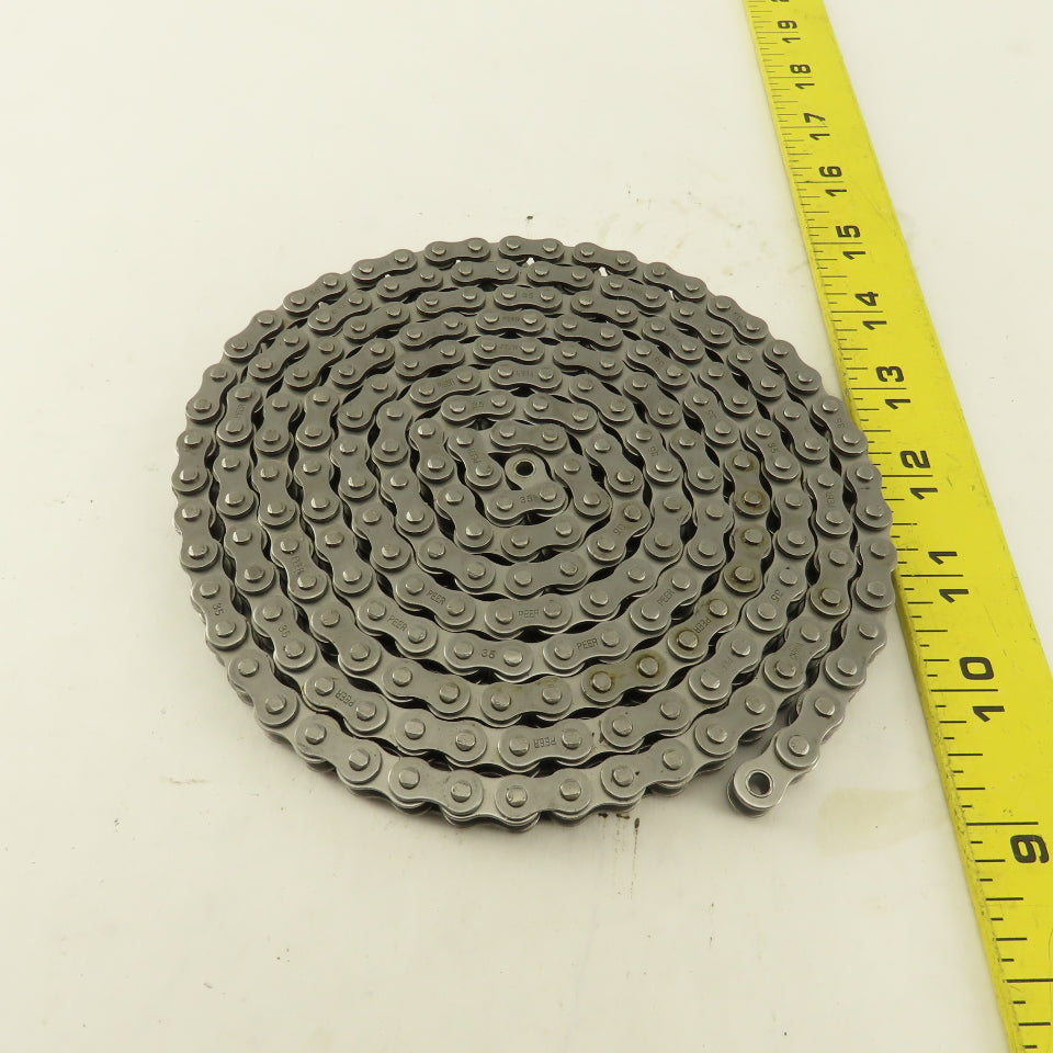 Peer ANSI #35 Single Row Riveted Roller Chain 83" OAL