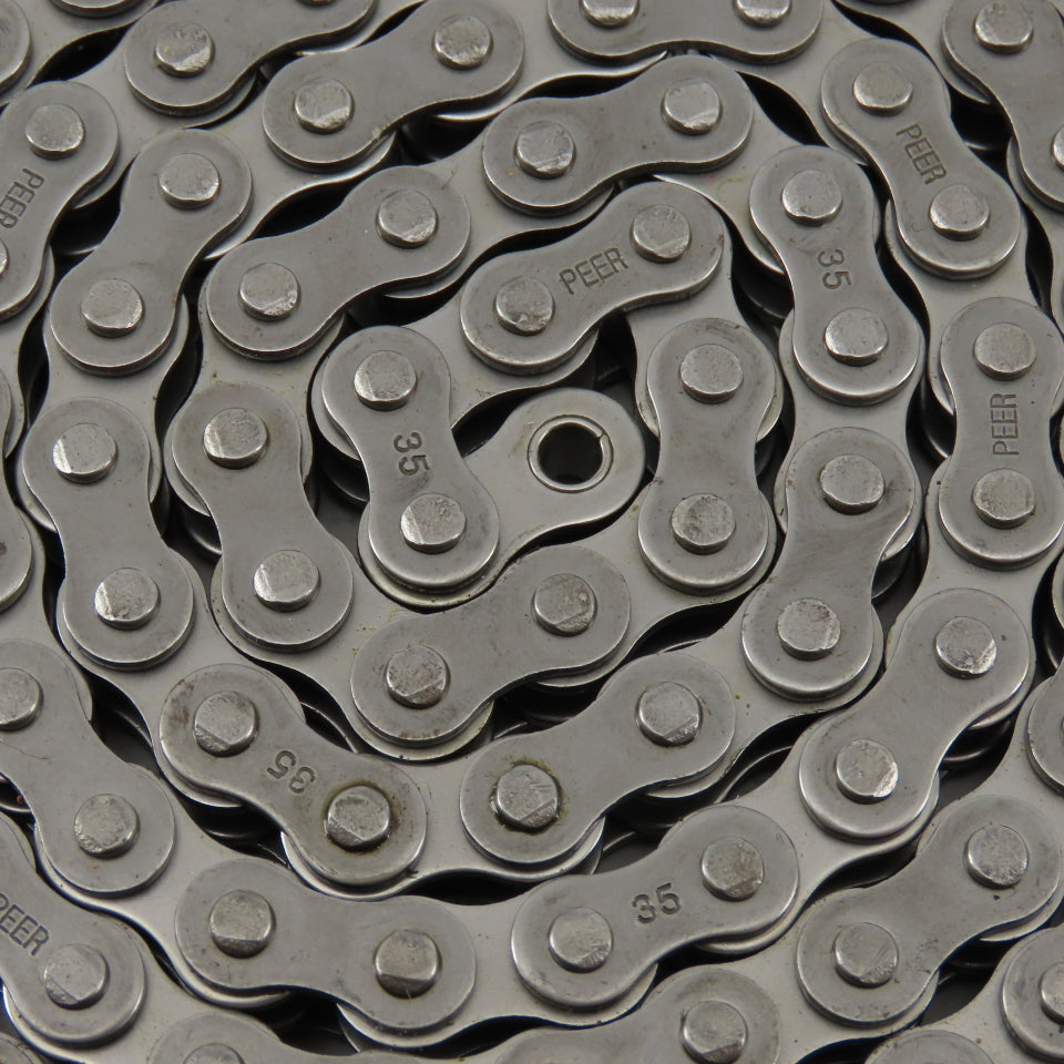 Peer ANSI #35 Single Row Riveted Roller Chain 83" OAL