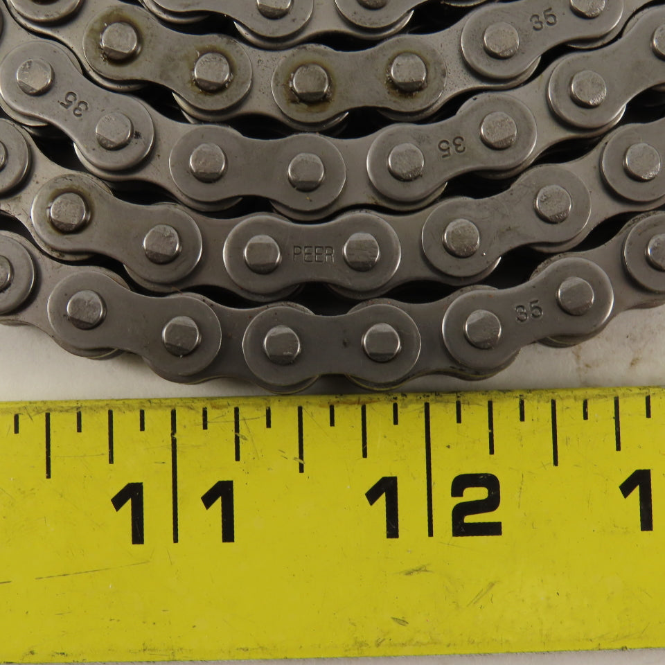 Peer ANSI #35 Single Row Riveted Roller Chain 83" OAL