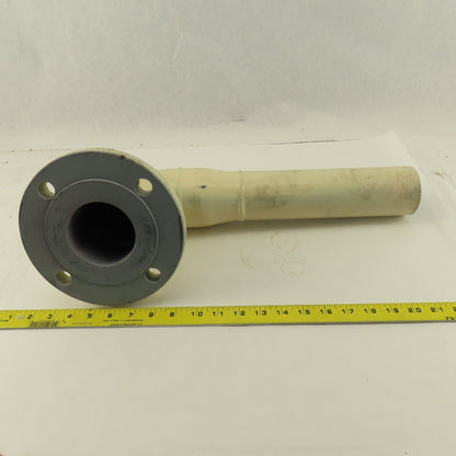 3" Raised Face Flange Mount Reduced To 2" Butt Weld Elbow 17" Center Length