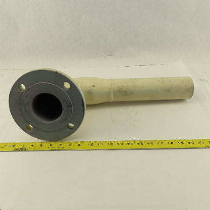 3" Raised Face Flange Mount Reduced To 2" Butt Weld Elbow 17" Center Length