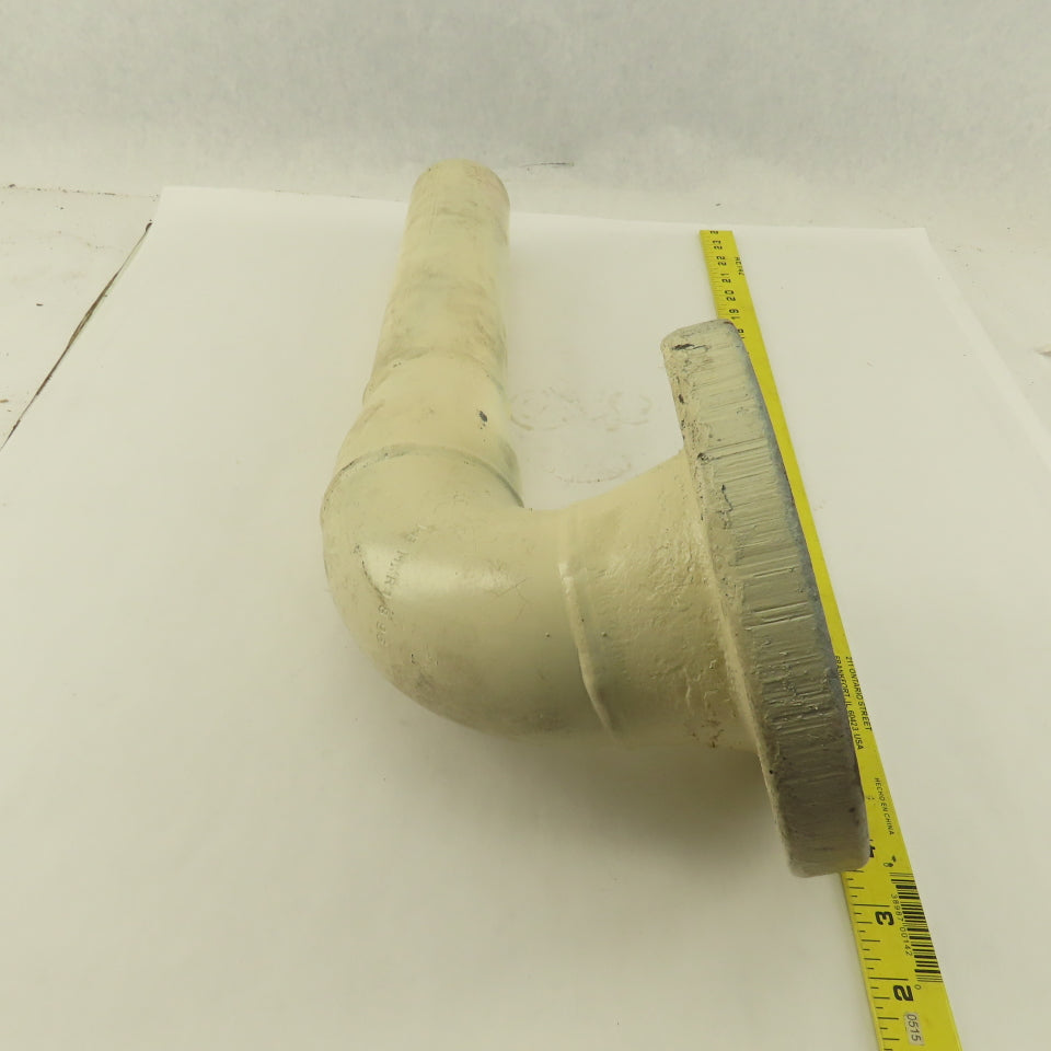 3" Raised Face Flange Mount Reduced To 2" Butt Weld Elbow 17" Center Length