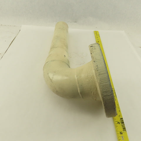 3" Raised Face Flange Mount Reduced To 2" Butt Weld Elbow 17" Center Length
