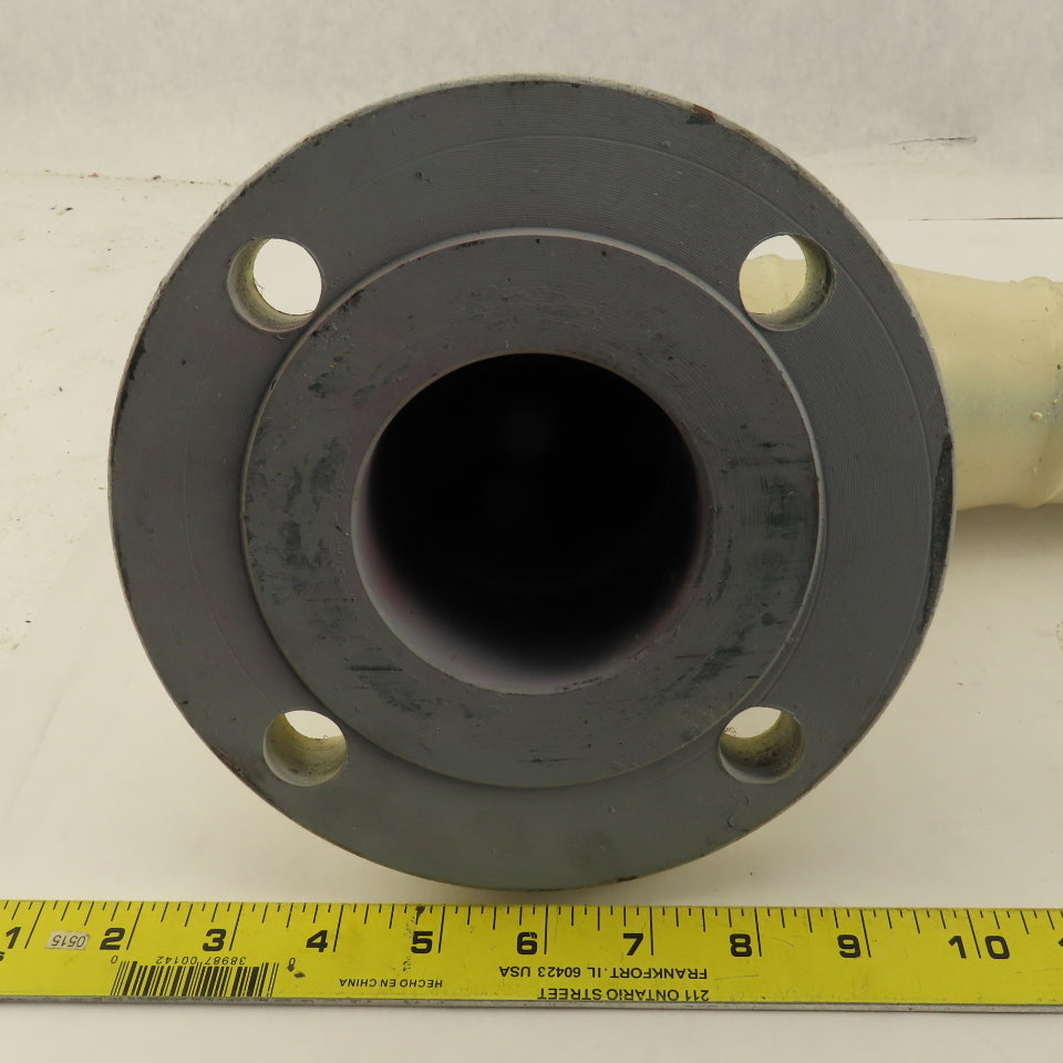 3" Raised Face Flange Mount Reduced To 2" Butt Weld Elbow 17" Center Length