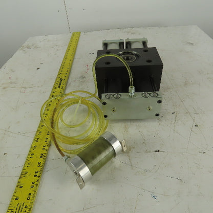phd R13R 8 090-A-D-E-H-V Multi Position Air Oil Rotary Actuator 1-1/8" Thru Bore