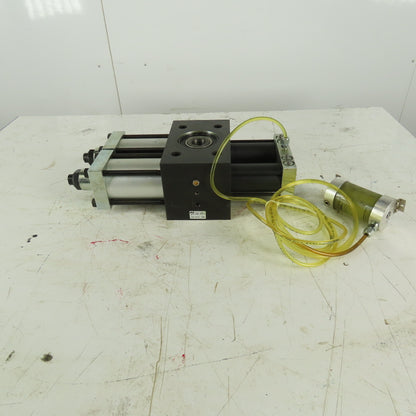 phd R13R 8 090-A-D-E-H-V Multi Position Air Oil Rotary Actuator 1-1/8" Thru Bore