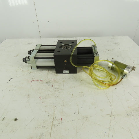 phd R13R 8 090-A-D-E-H-V Multi Position Air Oil Rotary Actuator 1-1/8" Thru Bore