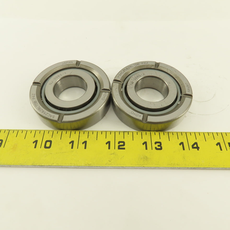 Koyo SAC2562BLTDB MG P4Z Precision Roller Bearing 25mm x 62mm x 15mm Box Of 2