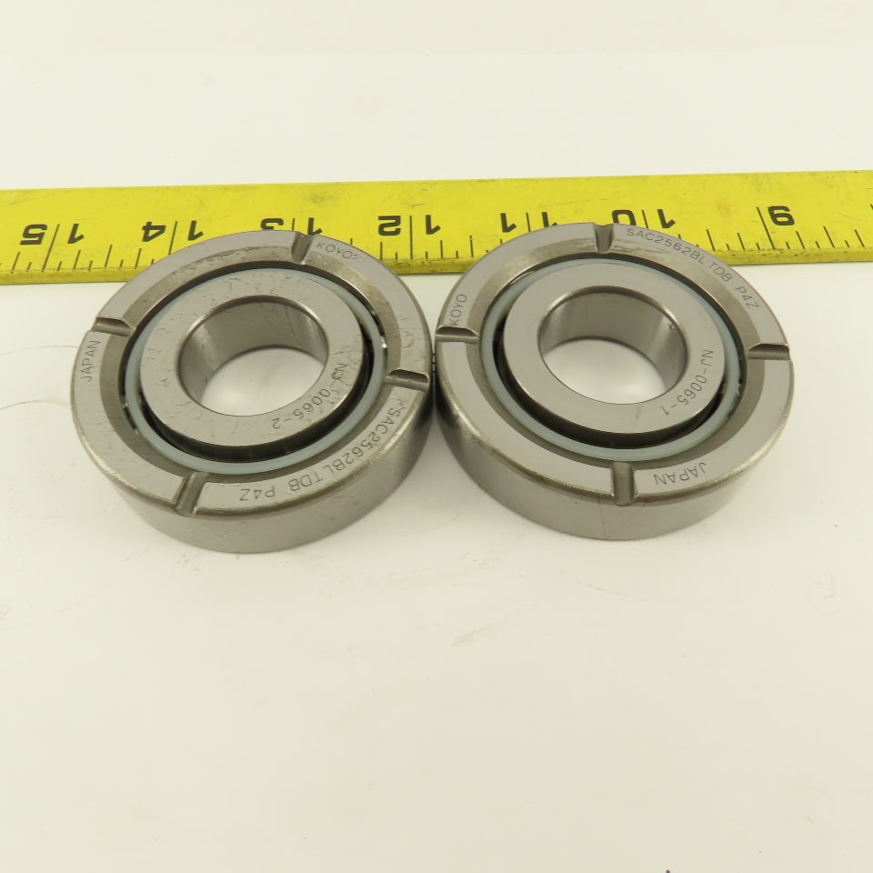 Koyo SAC2562BLTDB MG P4Z Precision Roller Bearing 25mm x 62mm x 15mm Box Of 2