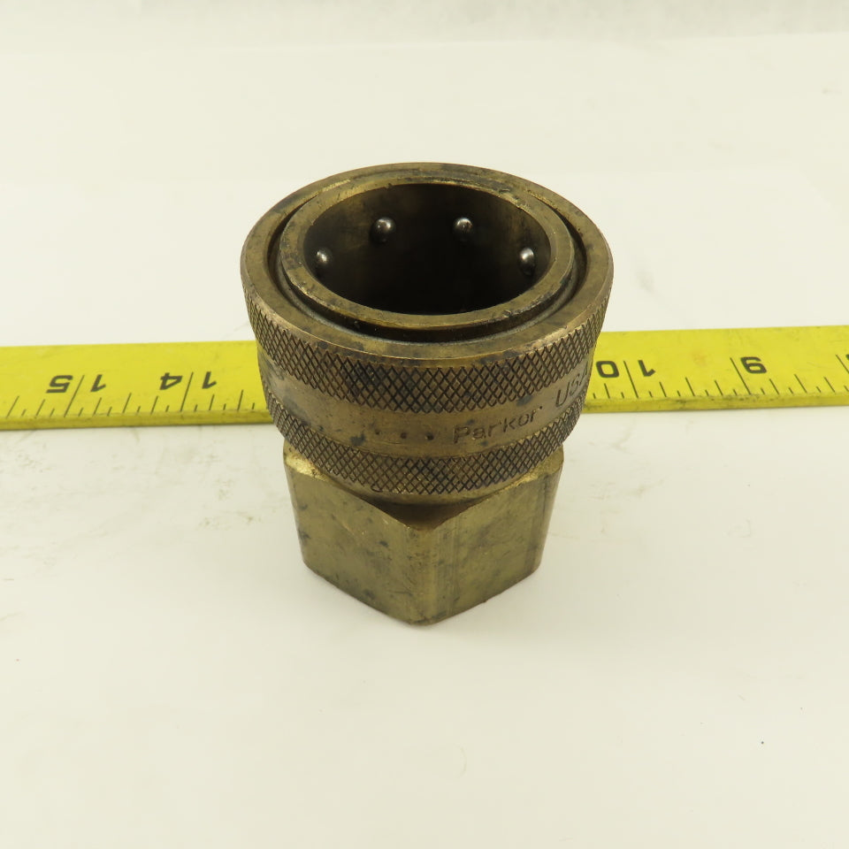 Perfecting Coupling Series E 1" NPT Female Straight Thru Coupling 2200 PSI