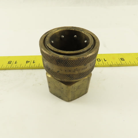 Perfecting Coupling Series E 1" NPT Female Straight Thru Coupling 2200 PSI