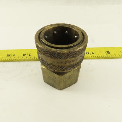 Perfecting Coupling Series E 1" NPT Female Straight Thru Coupling 2200 PSI