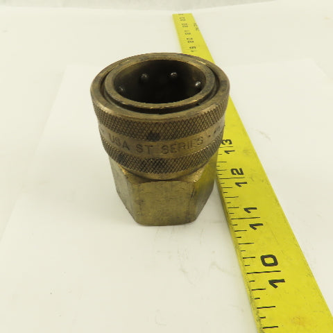 Perfecting Coupling Series E 1" NPT Female Straight Thru Coupling 2200 PSI