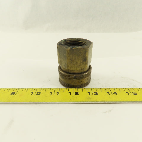 Perfecting Coupling Series E 1" NPT Female Straight Thru Coupling 2200 PSI