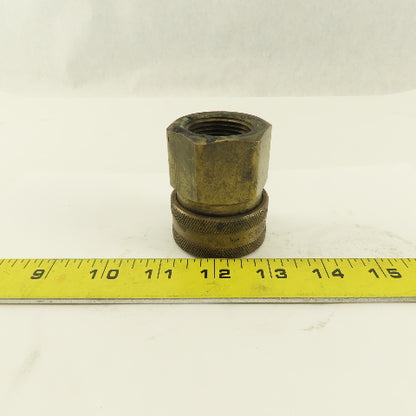 Perfecting Coupling Series E 1" NPT Female Straight Thru Coupling 2200 PSI