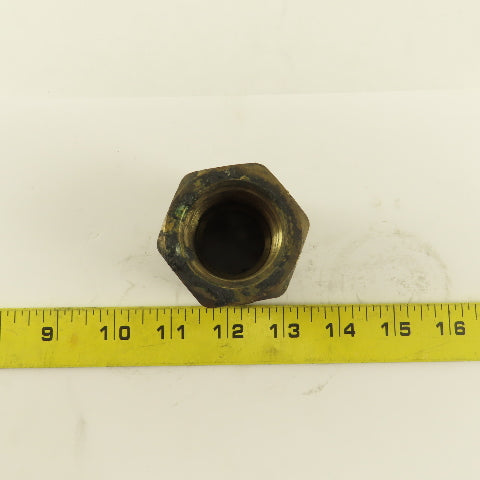 Perfecting Coupling Series E 1" NPT Female Straight Thru Coupling 2200 PSI